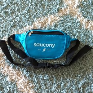 Saucony blue fanny pack brand new